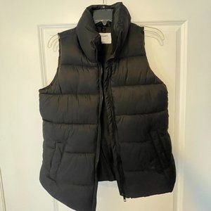 Black Puffer Vest- Small- Old Navy